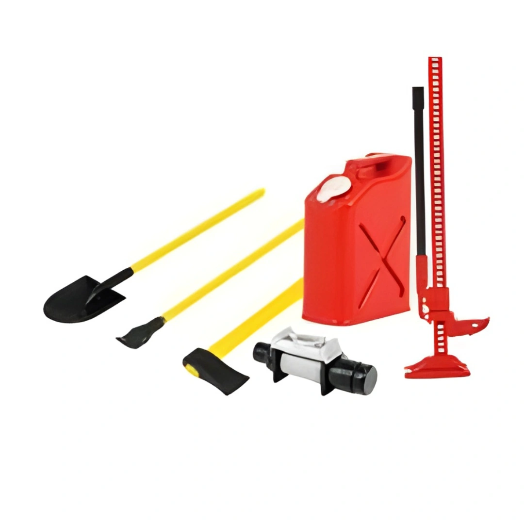 RC Crawler Tool Kit 6pcs Essential Rigging & Recovery Gear